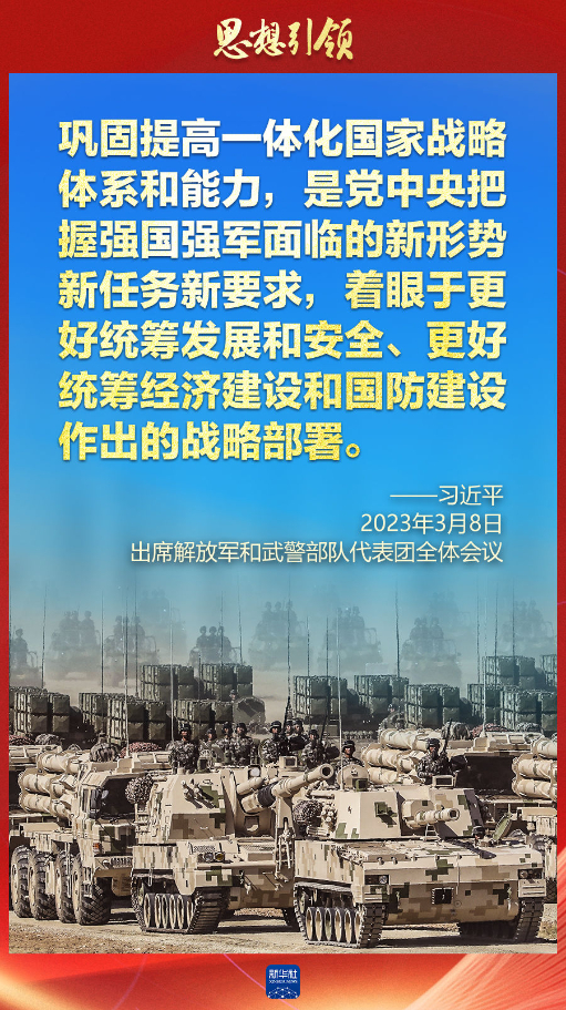 思想引領(lǐng)｜兩會上，習主席這樣談強軍之路