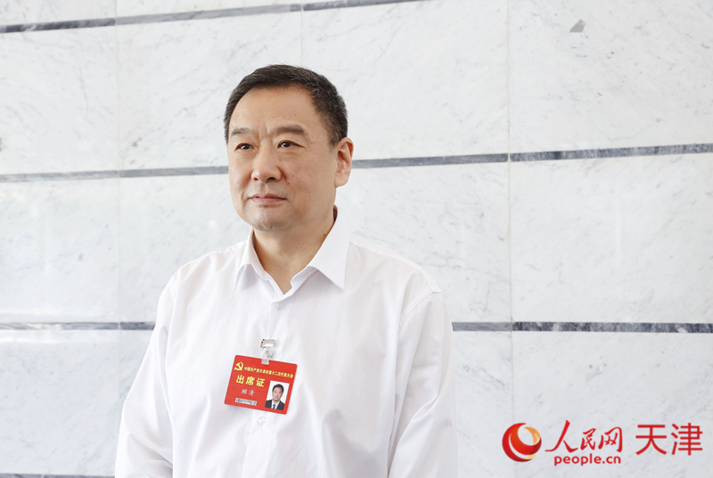 天津市第十二次黨代會(huì)代表、天津市政府副秘書長(zhǎng)、市衛(wèi)生健康委黨委副書記、主任顧清 人民網(wǎng) 孫翼飛攝