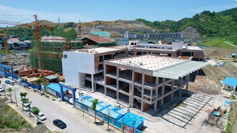 正在建設(shè)中的土家織錦文化創(chuàng)意園 全?，摂z