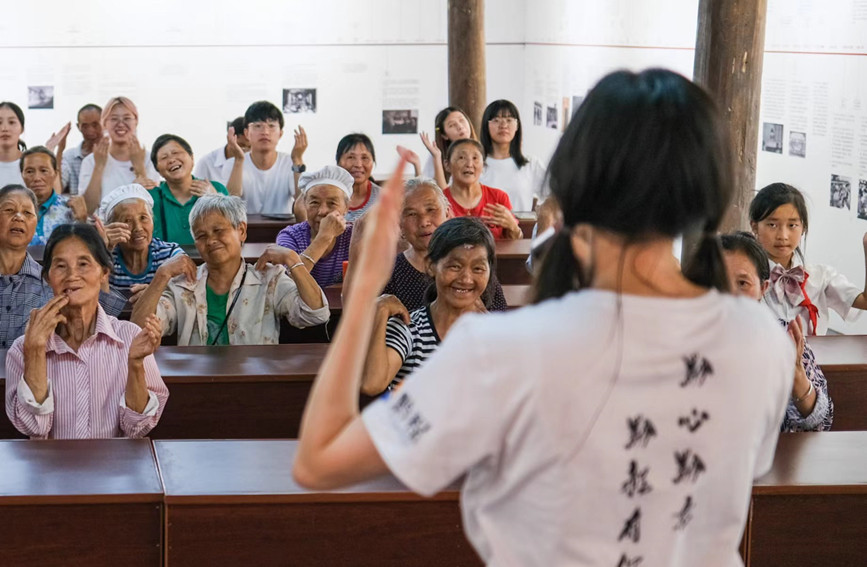 天津大學(xué)實(shí)踐隊(duì)開展暑期社會實(shí)踐。天津大學(xué)供圖