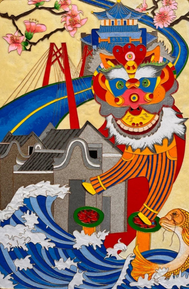 中小學(xué)生創(chuàng)新創(chuàng)意設(shè)計成果首次登上文博會。參展觀眾供圖