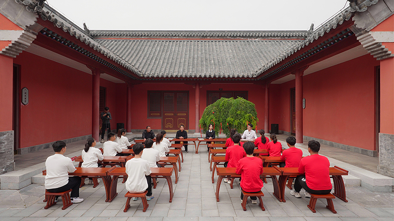 “一塊豆腐話清廉”思政課。滁州市委網(wǎng)信辦供圖