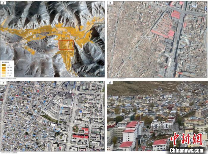 災后重建區(qū)群眾住房條件得到根本性改善監(jiān)測結果。中科院空天院 供圖