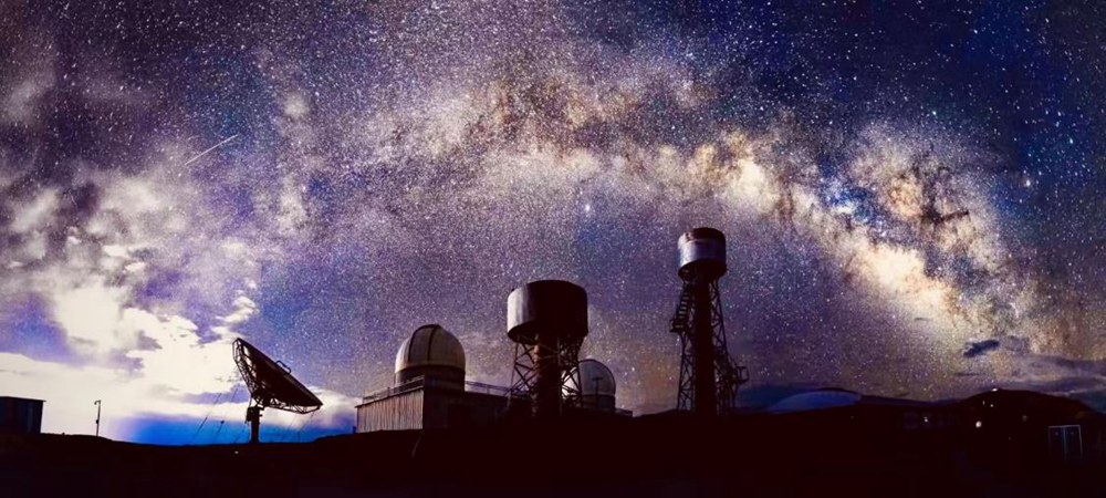 阿里暗夜星空。貢覺群培攝